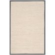 Safavieh Natural Fiber 10' X 14' Sisal Rug in Marble and Dark Gray