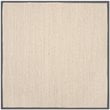 Safavieh Natural Fiber 10' X 14' Sisal Rug in Marble and Dark Gray