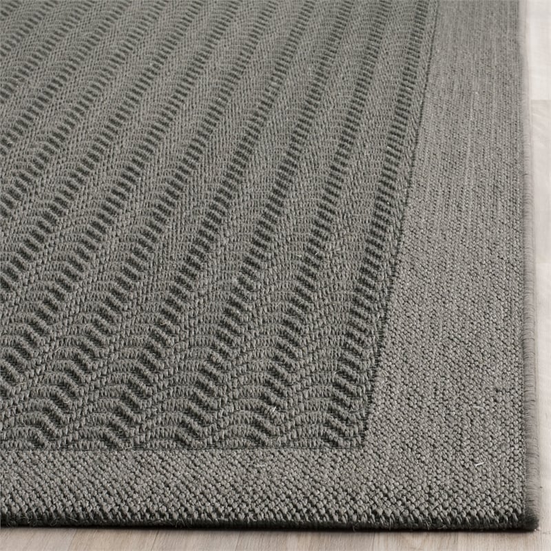 Safavieh Palm Beach 2' X 8' Sisal and Jute Rug in Ash
