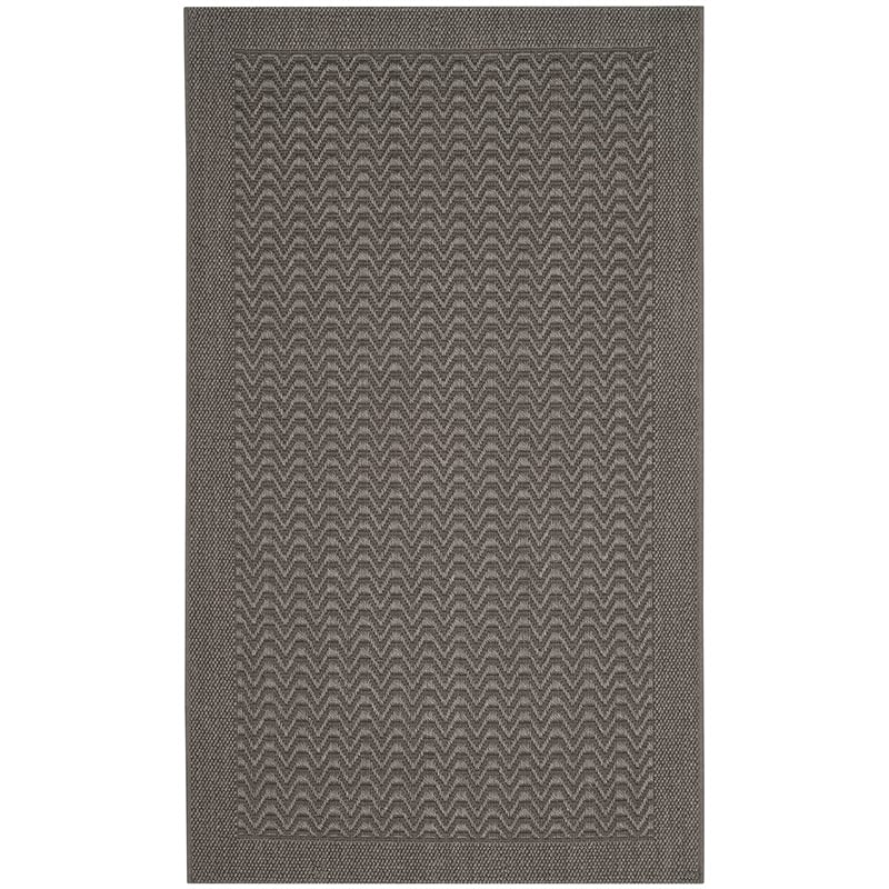 Safavieh Palm Beach 3' X 5' Sisal and Jute Rug in Ash