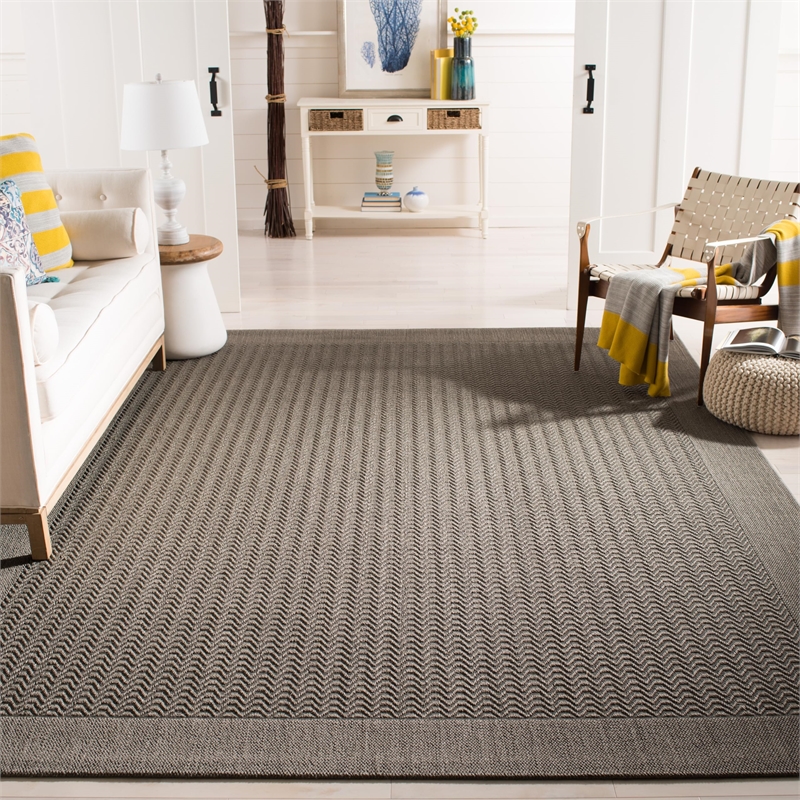 Safavieh Palm Beach 8' X 11' Sisal and Jute Rug in Ash