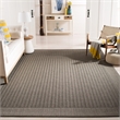 Safavieh Palm Beach 8' X 11' Sisal and Jute Rug in Ash
