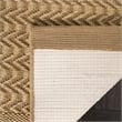 Safavieh Palm Beach 8' X 11' Sisal and Jute Rug in Maize