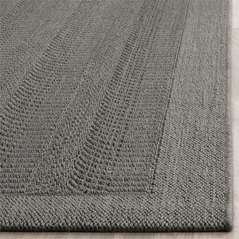Safavieh Palm Beach 2' X 8' Sisal and Jute Rug in Ash