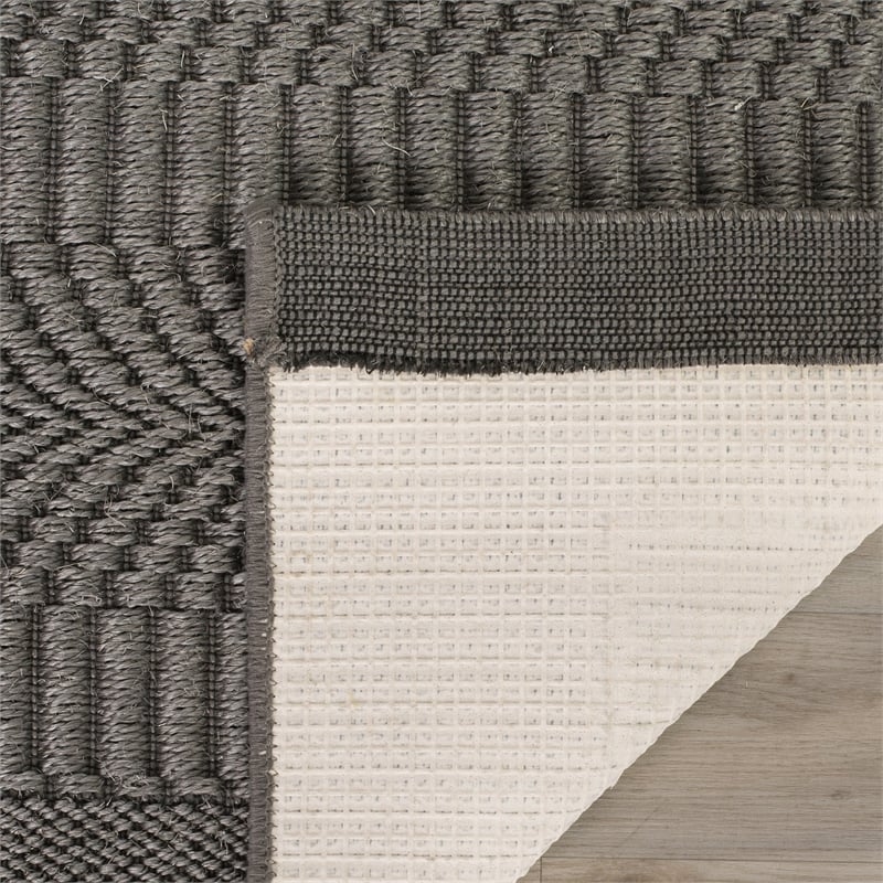 Safavieh Palm Beach 5' X 8' Sisal and Jute Rug in Ash