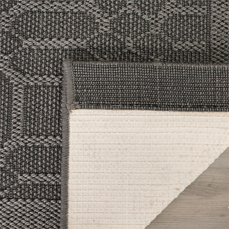 Safavieh Palm Beach 5' X 8' Sisal and Jute Rug in Ash