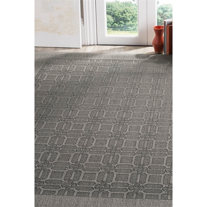 Safavieh Palm Beach 8' X 11' Sisal and Jute Rug in Ash