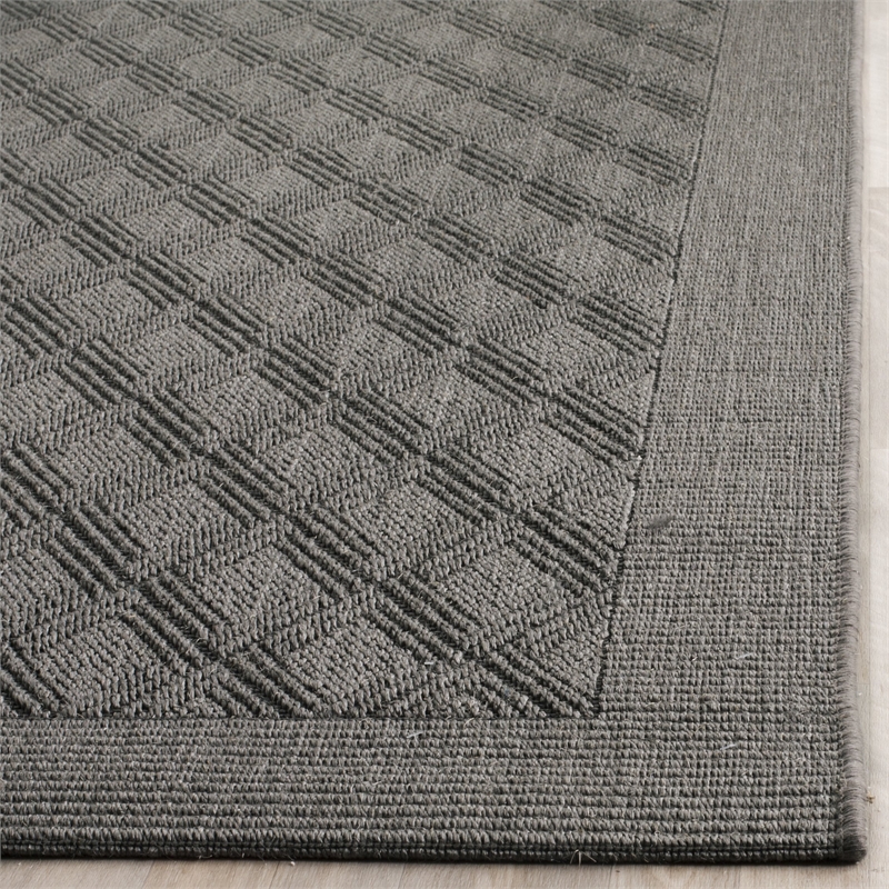 Safavieh Palm Beach 2' X 8' Sisal and Jute Rug in Ash