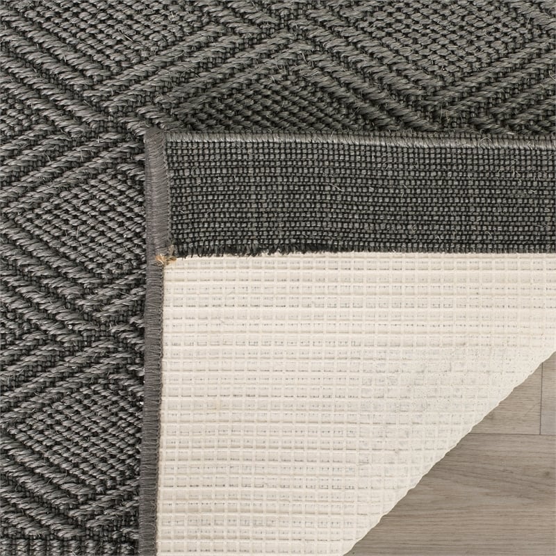 Safavieh Palm Beach 5' X 8' Sisal and Jute Rug in Ash