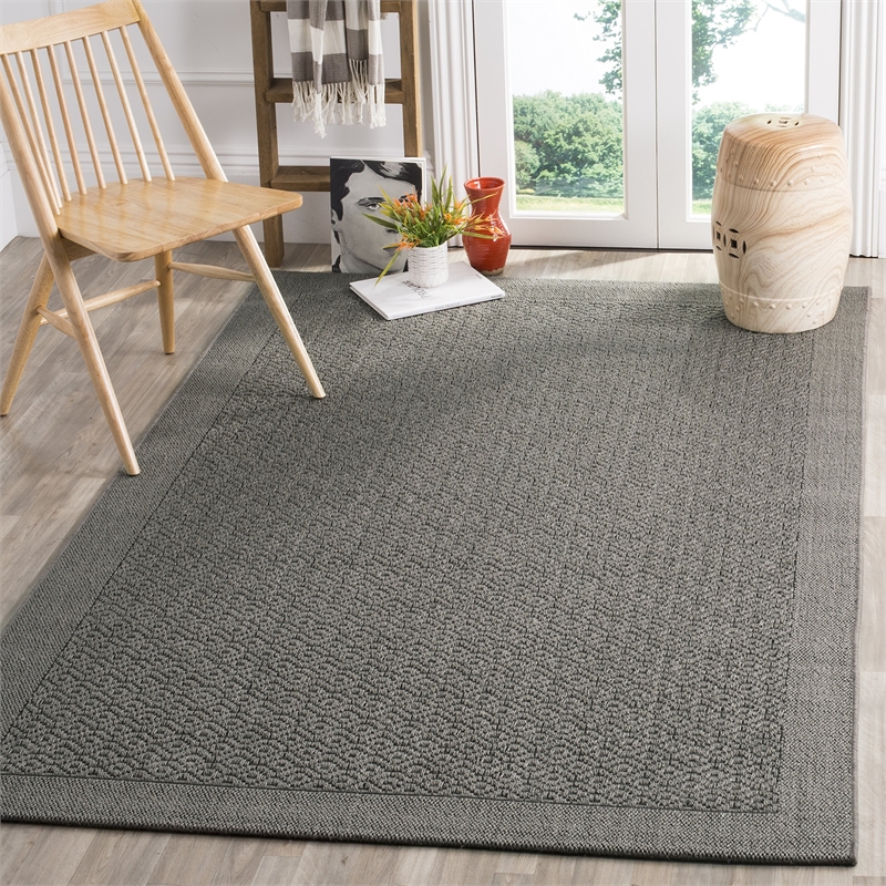 Safavieh Palm Beach 4' X 6' Sisal and Jute Rug in Ash