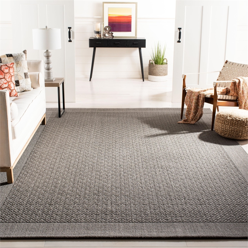 Safavieh Palm Beach 8' X 11' Sisal and Jute Rug in Ash