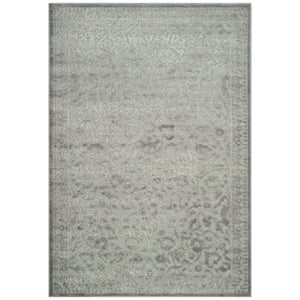 Safavieh Paradise 4'-0&quot x 5'-7&quot Polyester Power Loomed Rug in Light Gray