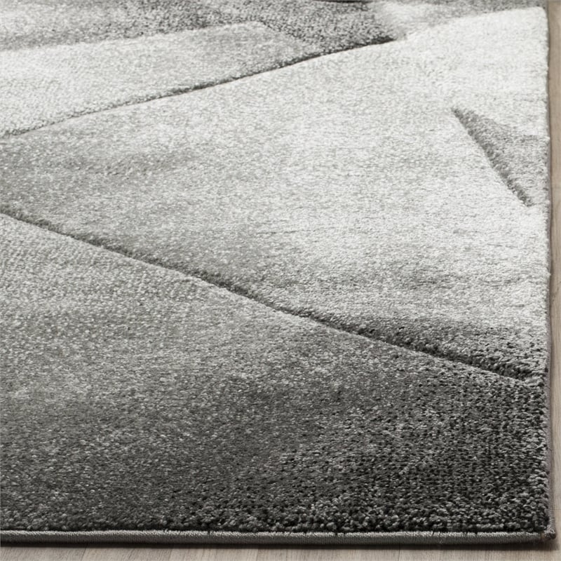 Safavieh Porcello 4' X 6' Rug in Light Gray and Charcoal