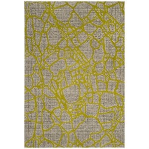 Safavieh Porcello 5' 2&quot X 7' 6&quot Rug in Light Gray and Green