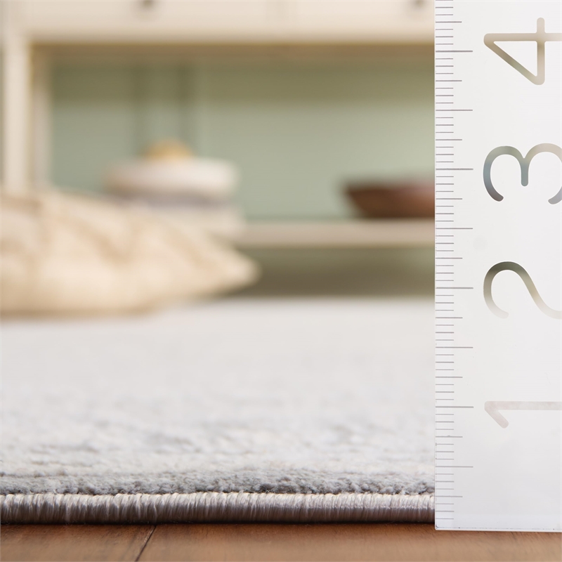 Safavieh Princeton 2' X 8' Rug in Gray and Beige