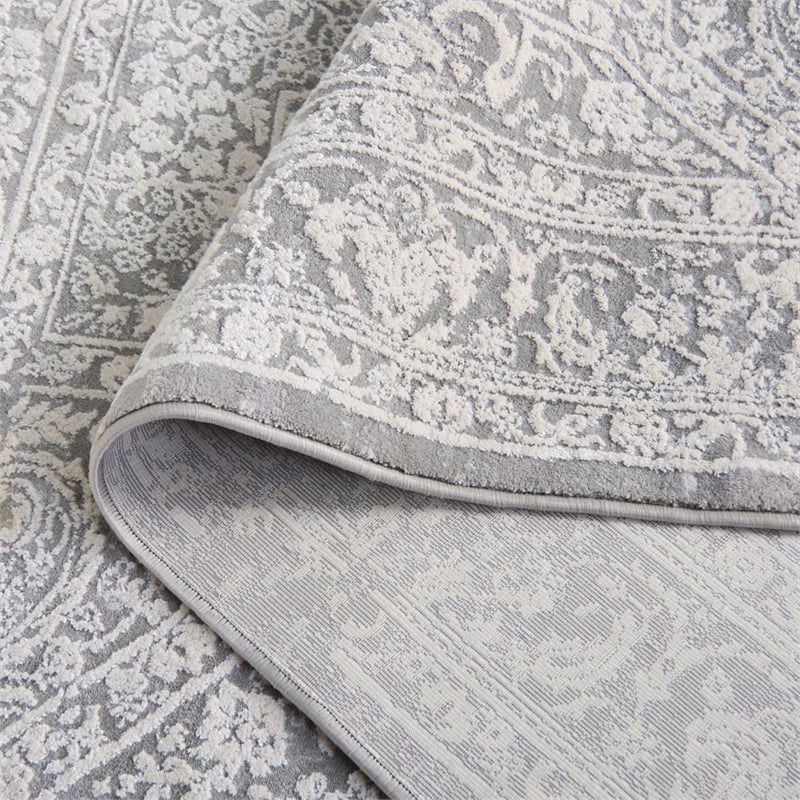 Safavieh Princeton 2' X 8' Rug in Gray and Beige