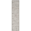 Safavieh Princeton 2' X 8' Rug in Silver and Anthracite