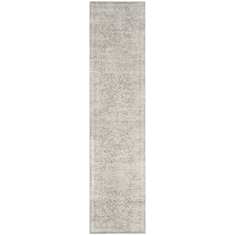 Safavieh Princeton 2' X 10' Rug in Gray and Beige