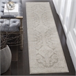 Safavieh Princeton 2' X 8' Rug in Gray and Beige