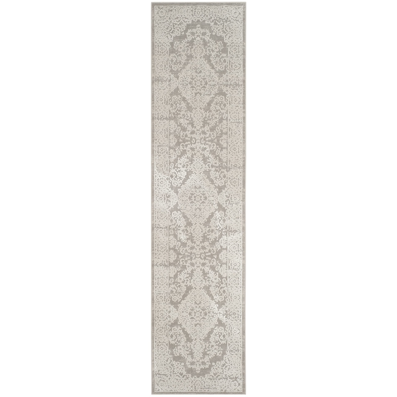 Safavieh Princeton 2' X 8' Rug in Gray and Beige