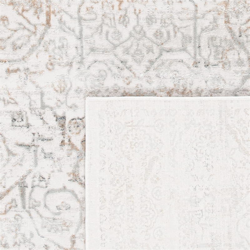 Safavieh Princeton 2' X 10' Rug in Beige and Gray