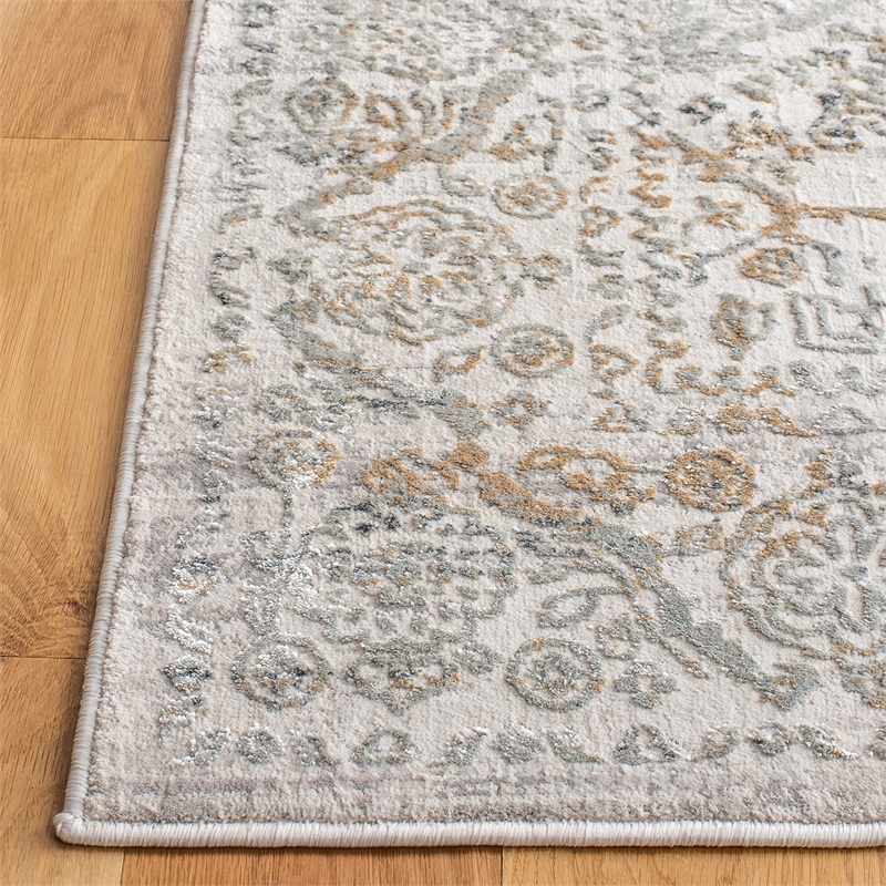 Safavieh Princeton 2' X 10' Rug in Beige and Gray