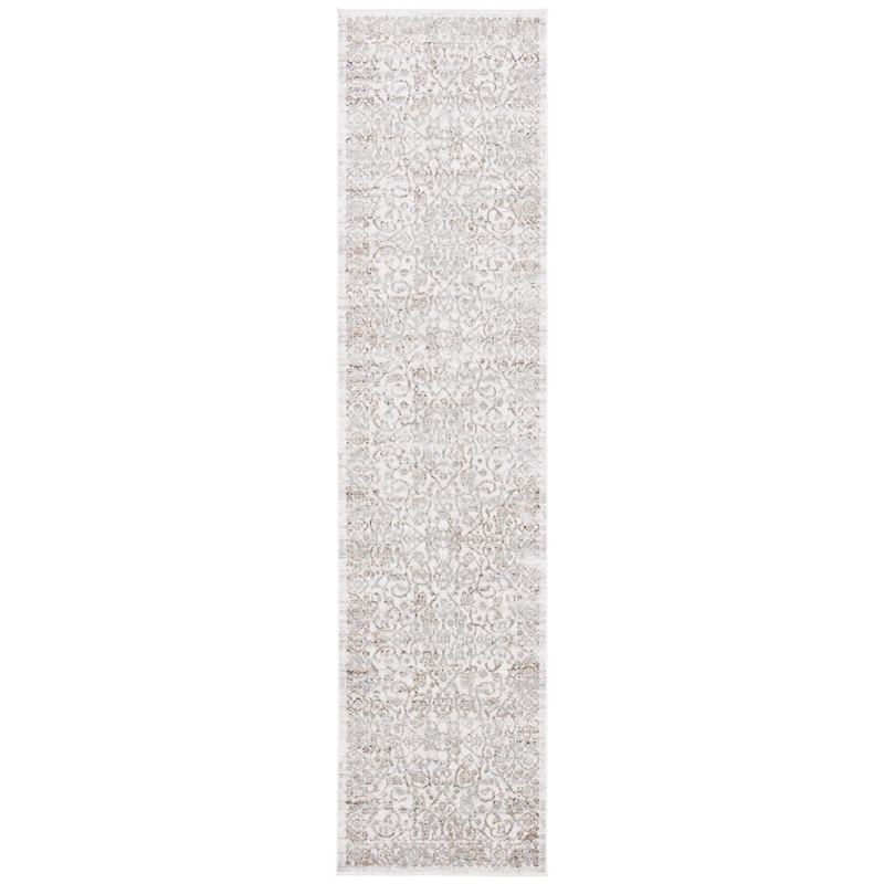 Safavieh Princeton 2' X 8' Rug in Beige and Gray
