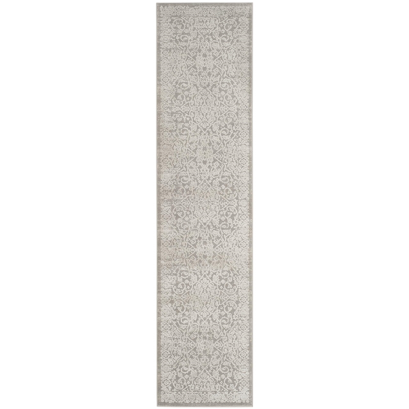 Safavieh Princeton 2' X 10' Rug in Gray and Beige