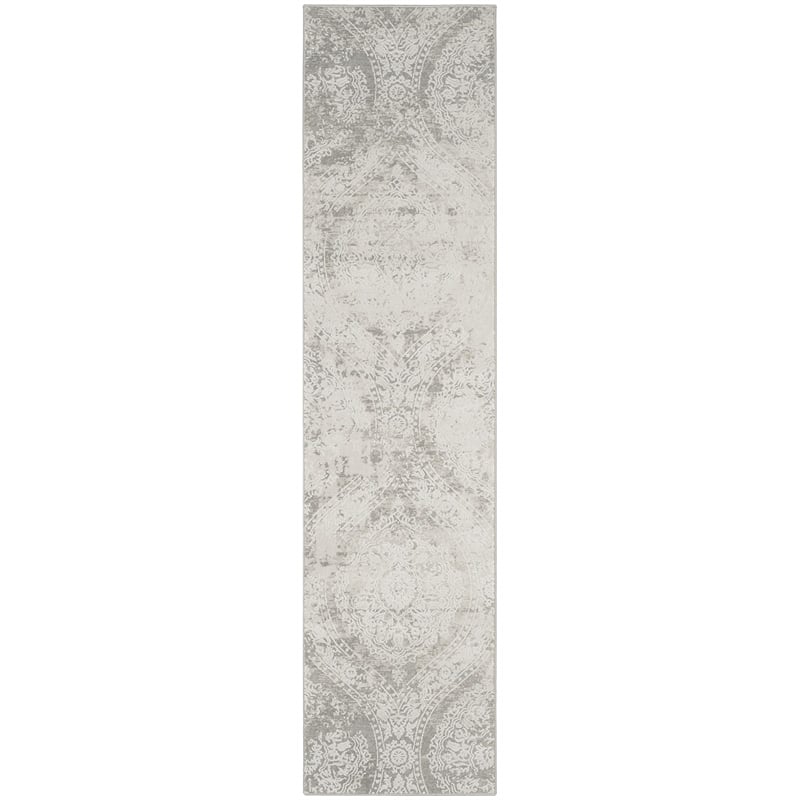 Safavieh Princeton 2' X 8' Rug in Gray and Beige