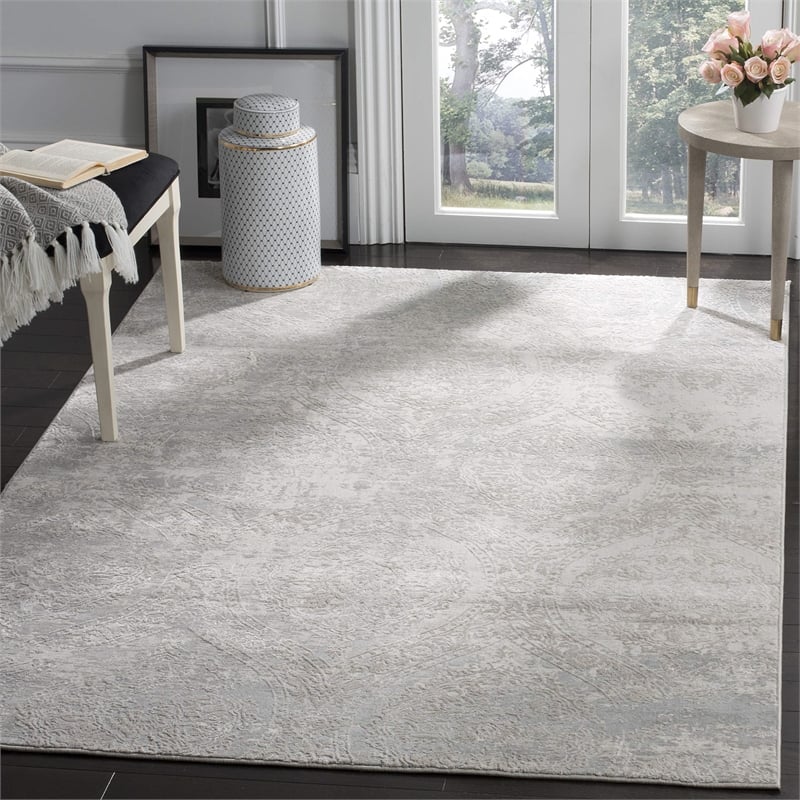 Safavieh Princeton 4' X 6' Rug in Gray and Beige