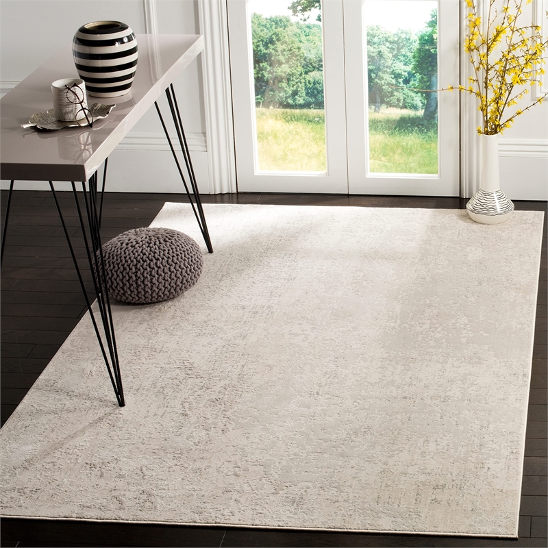 Safavieh Princeton 2' X 8' Rug in Beige and Cream