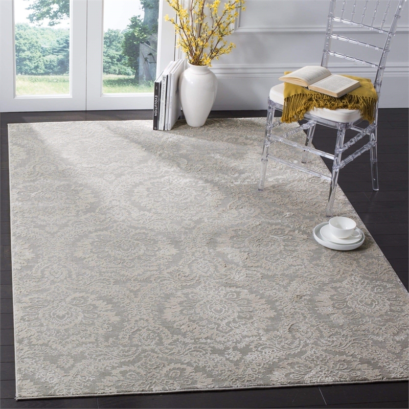 Safavieh Princeton 8' X 10' Rug in Gray and Beige