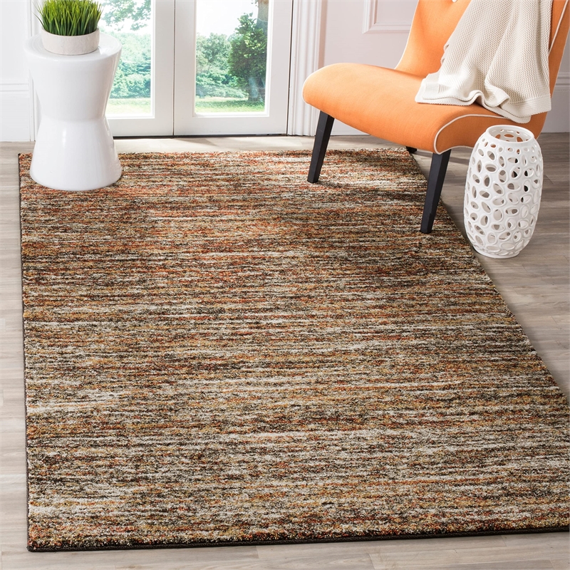 Safavieh Retro 3' X 5' Rug in Ivory and Gray