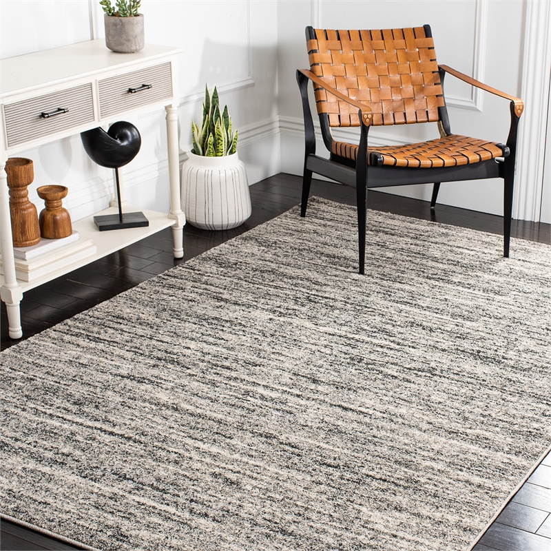 Safavieh Retro 5' X 8' Rug in Ivory and Gray