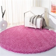 Safavieh California Shag 4' X 4' Round Rug in Pink
