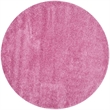 Safavieh California Shag 4' X 4' Round Rug in Pink