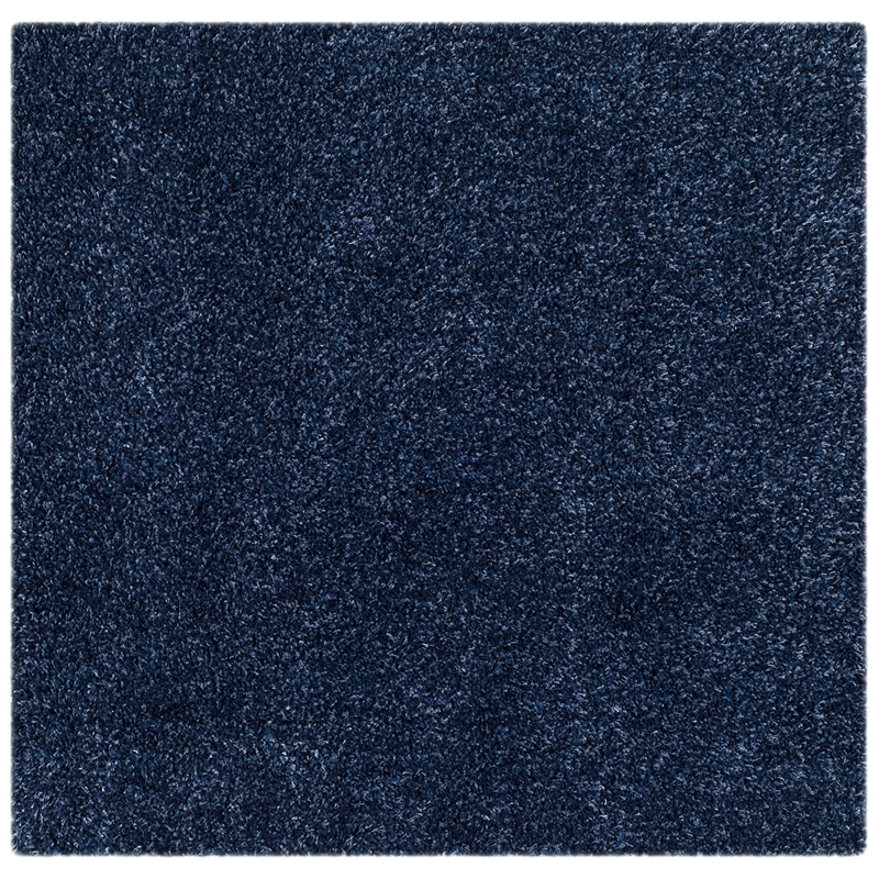 Safavieh California Shag 4' X 4' Square Rug in Navy