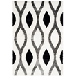 Safavieh Miami Shag 4' X 6' Rug in Ivory and Gray