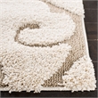 Safavieh Florida Shag 9' X 9' Square Rug in Cream and Beige