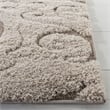Safavieh Florida Shag 4' X 6' Rug in Cream and Beige