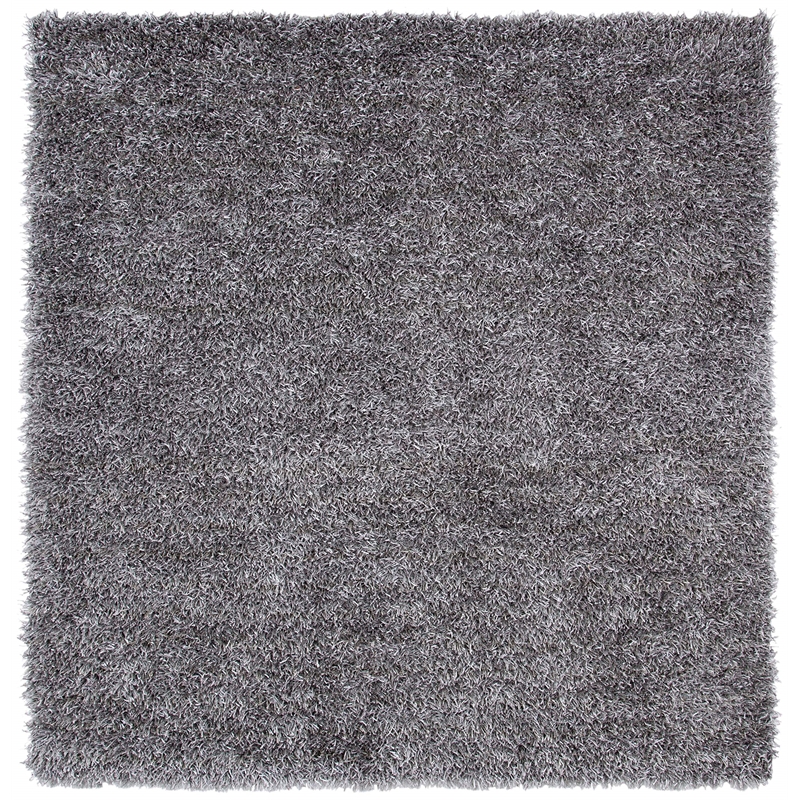 Safavieh Shag 5' X 5' Square Hand Tufted Rug in Gray and Gray