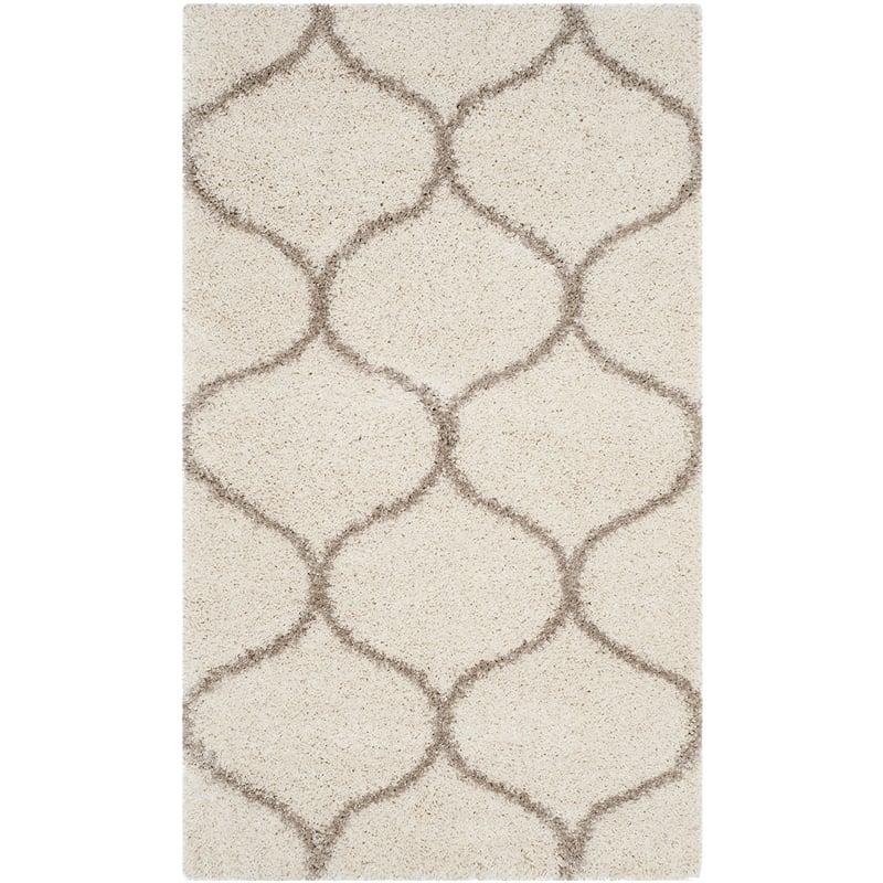 Safavieh Hudson Shag 3' X 5' Rug in Ivory and Beige