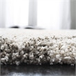 Safavieh Hudson Shag 9' X 9' Round Rug in Ivory and Gray