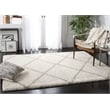 Safavieh Hudson Shag 3' X 5' Rug in Ivory and Beige