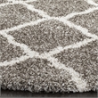 Safavieh Hudson Shag 3' X 5' Rug in Ivory and Gray