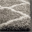 Safavieh Hudson Shag 3' X 5' Rug in Gray and Ivory