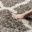 Safavieh Hudson Shag 3' X 5' Rug in Gray and Ivory
