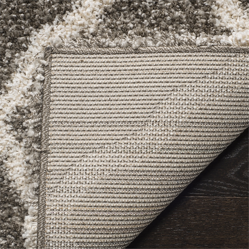 Safavieh Hudson Shag 3' X 5' Rug in Gray and Ivory