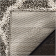 Safavieh Hudson Shag 3' X 5' Rug in Gray and Ivory