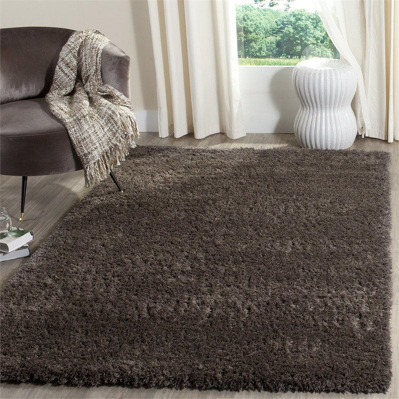 Safavieh Indie Shag 4' X 6' Rug in Mushroom